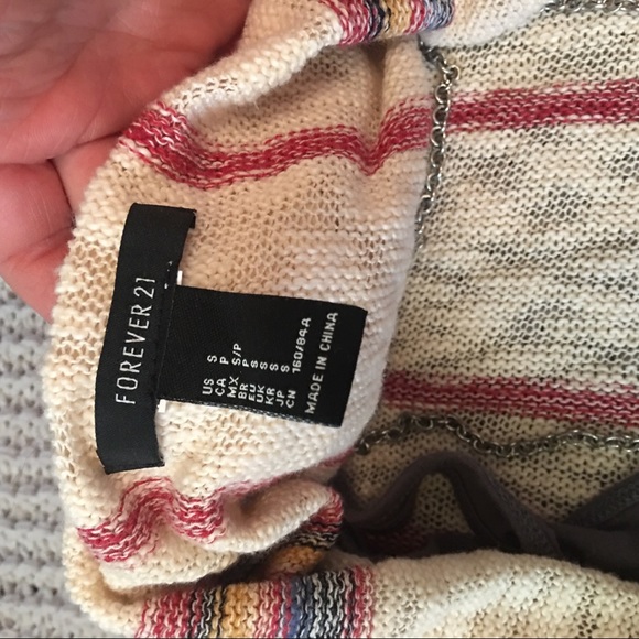 • Forever 21 long fringe sweater cardigan - Picture 6 of 8